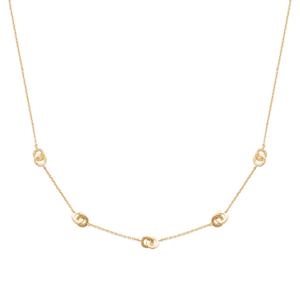 Burren jewellery 18k gold plated her gentle beckon necklace