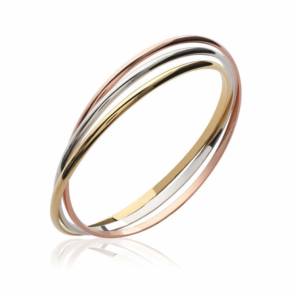 Burren jewellery 18k gold plated intuition bangle