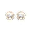 Burren jewellery 18k gold plated madelyn earrings cz