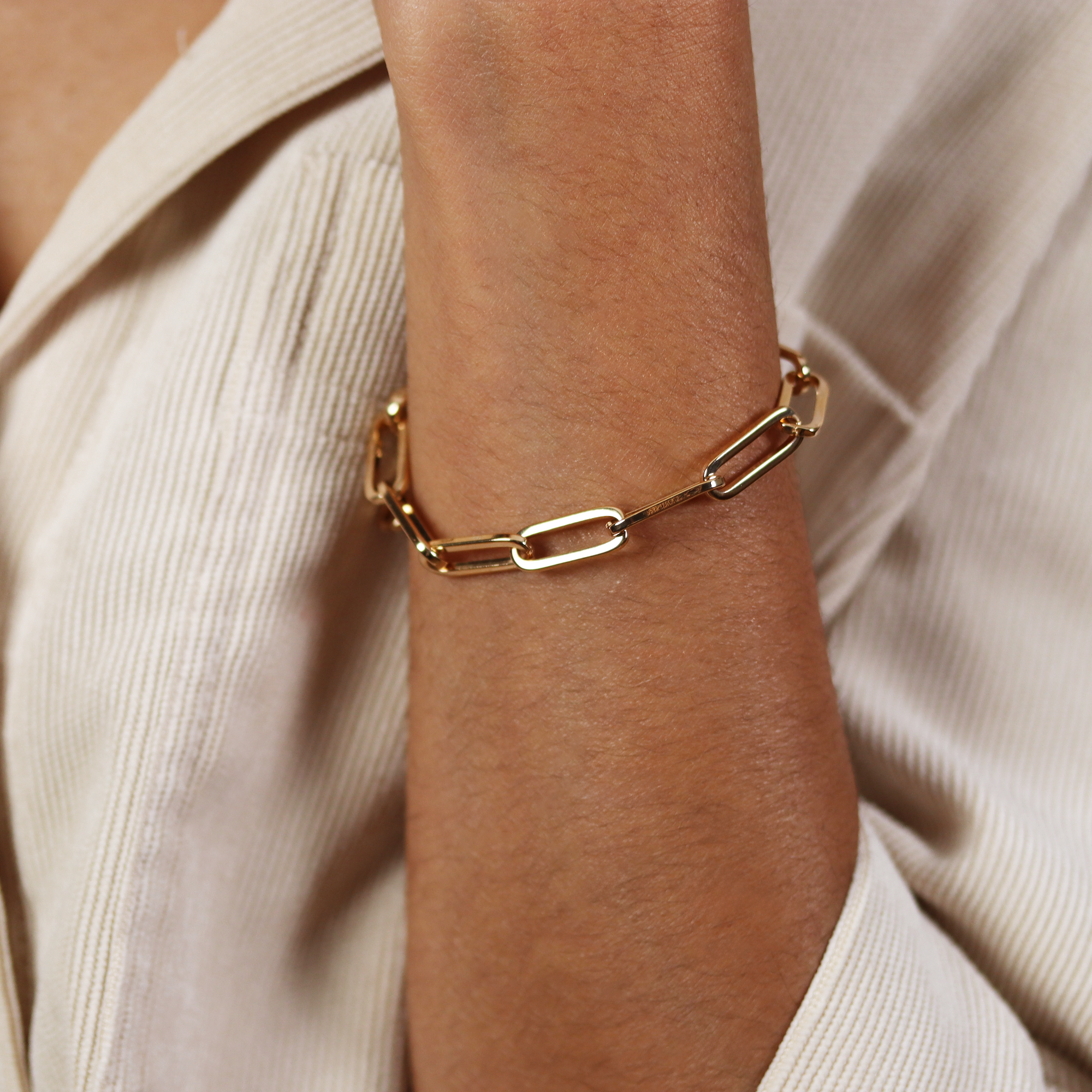 Burren jewellery 18k gold plated Luna Charm bracelet