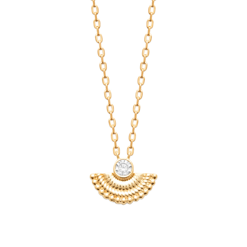 Burren jewellery 18k gold plated serenity necklace