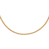 Burren jewellery 18k gold plate seven wonders chain