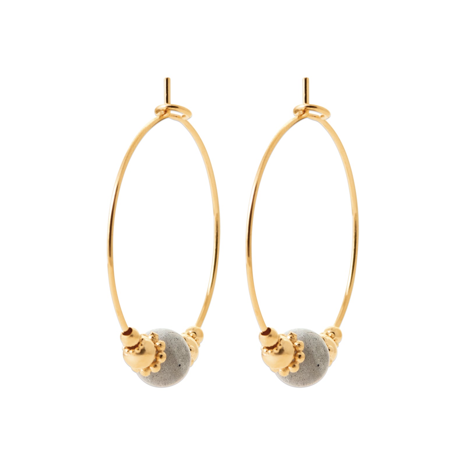 Burren jewellery 18k gold plated shakti earrings