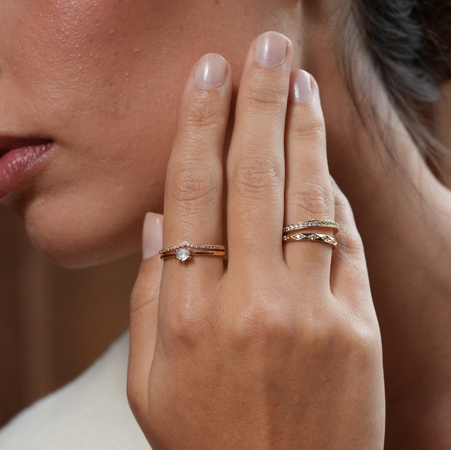 Burren Jewellery stacking rings 