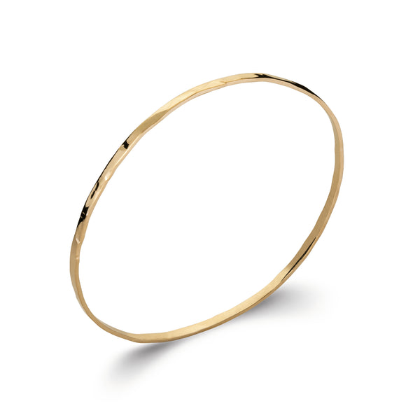 Burren jewellery 18k gold plated stop this train bangle angle