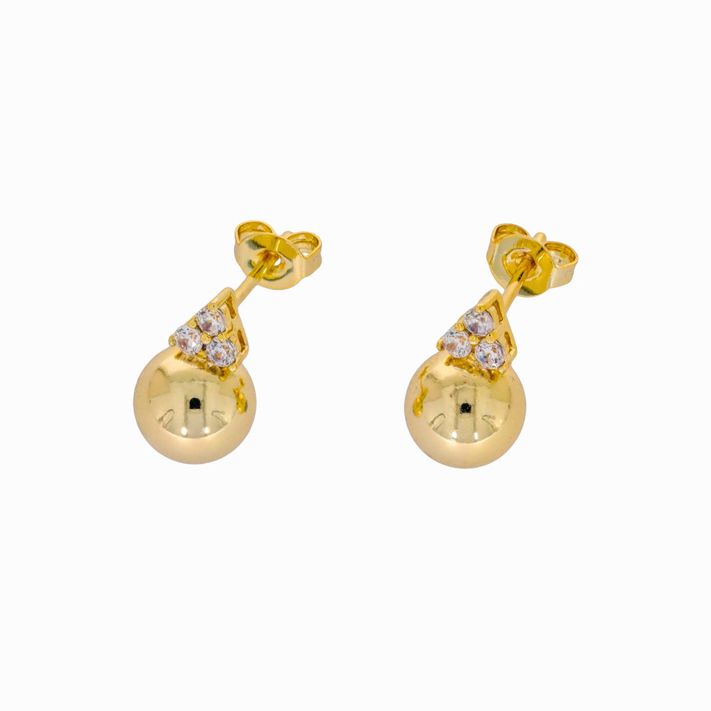 Burren jewellery 18k gold plated sweet escape earrings