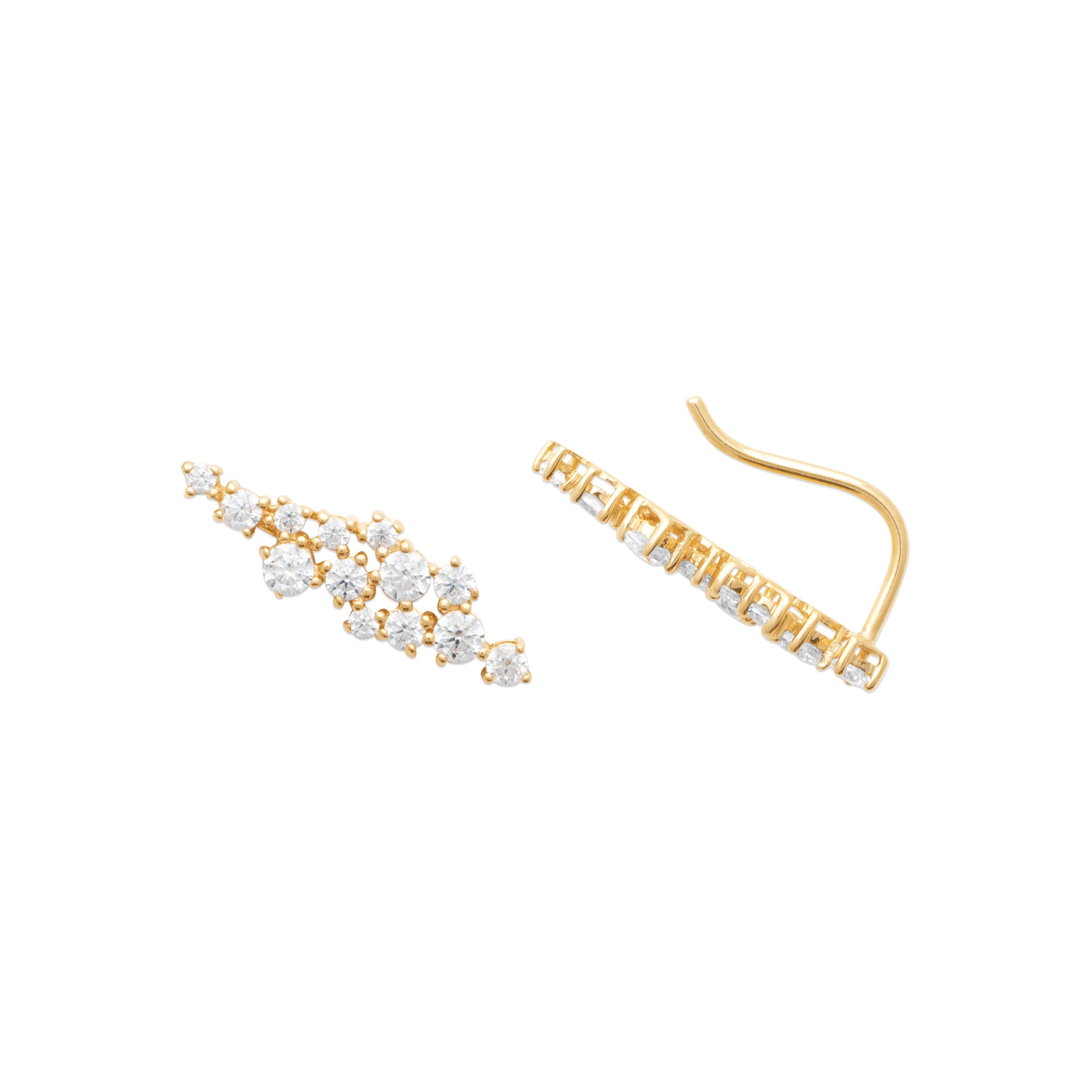 Burren jewellery 18k gold plated whats mine is yours earringsl