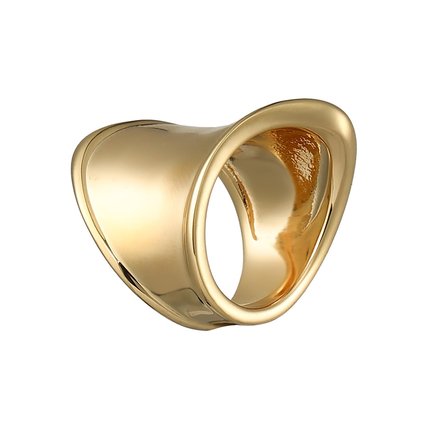 Burren jewellery 18k gold scuplture ring