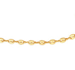 Burren jewellery bracelet in gold anchor chain