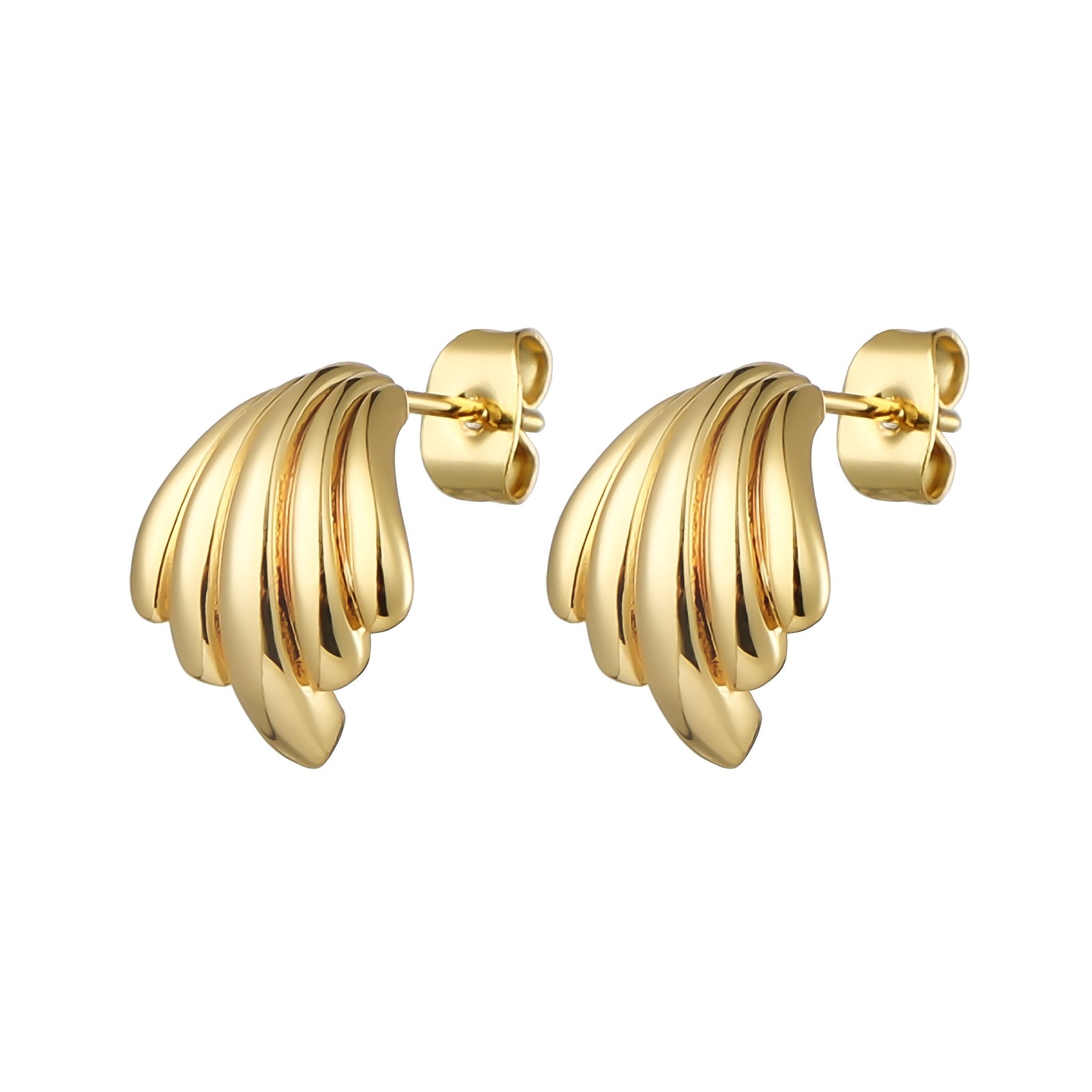 Burren jewellery everyday gold earrings