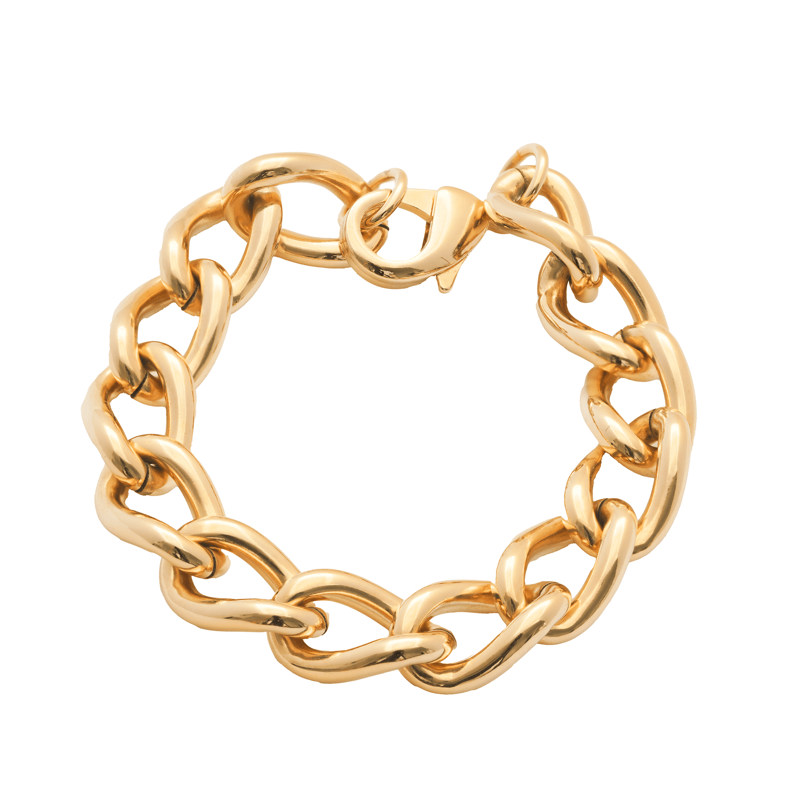 Burren jewellery gold chain bracelet 