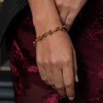 Burren jewellery gold classy dazzling bracelet