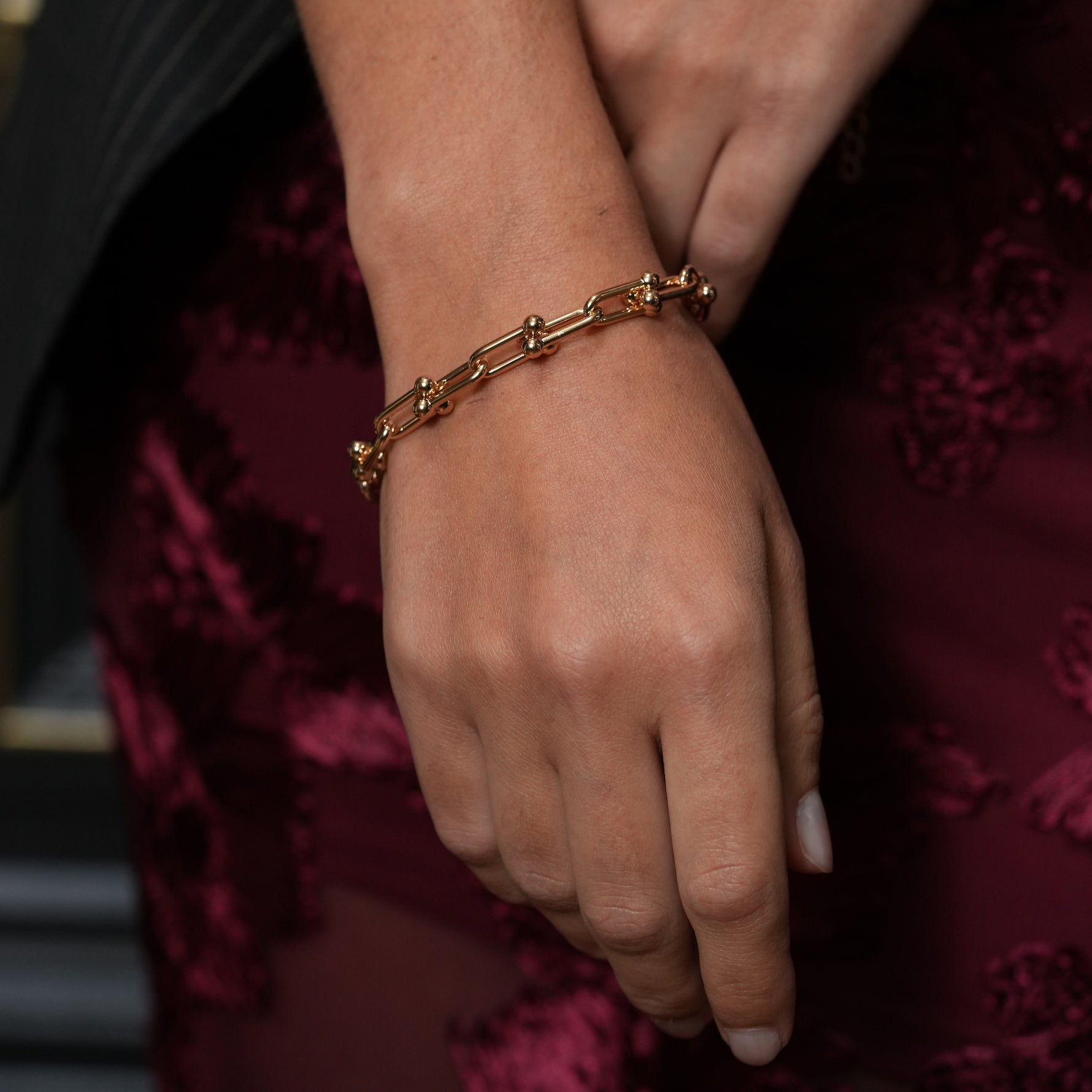 Burren jewellery gold classy dazzling bracelet