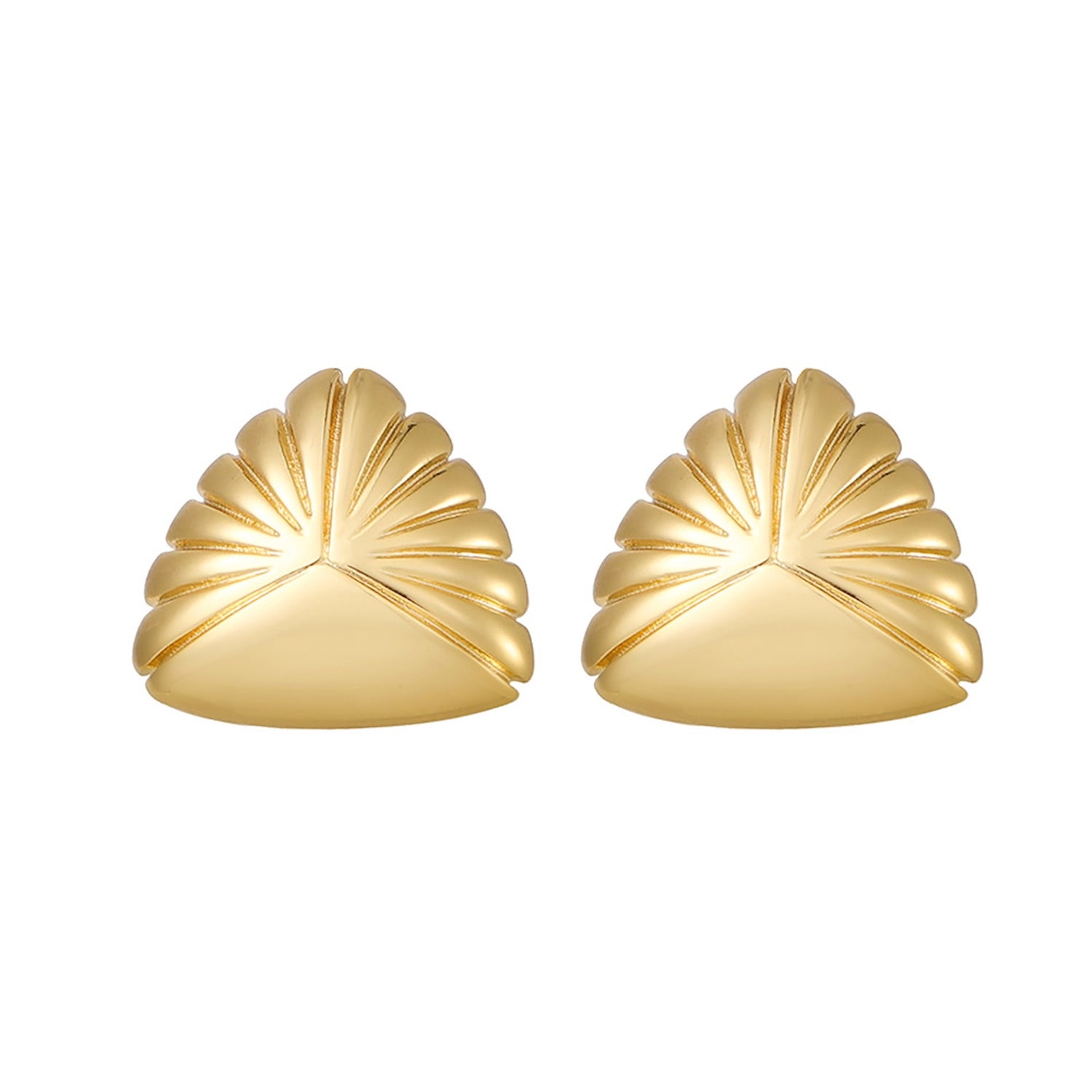 Burren jewellery gold earrings studs