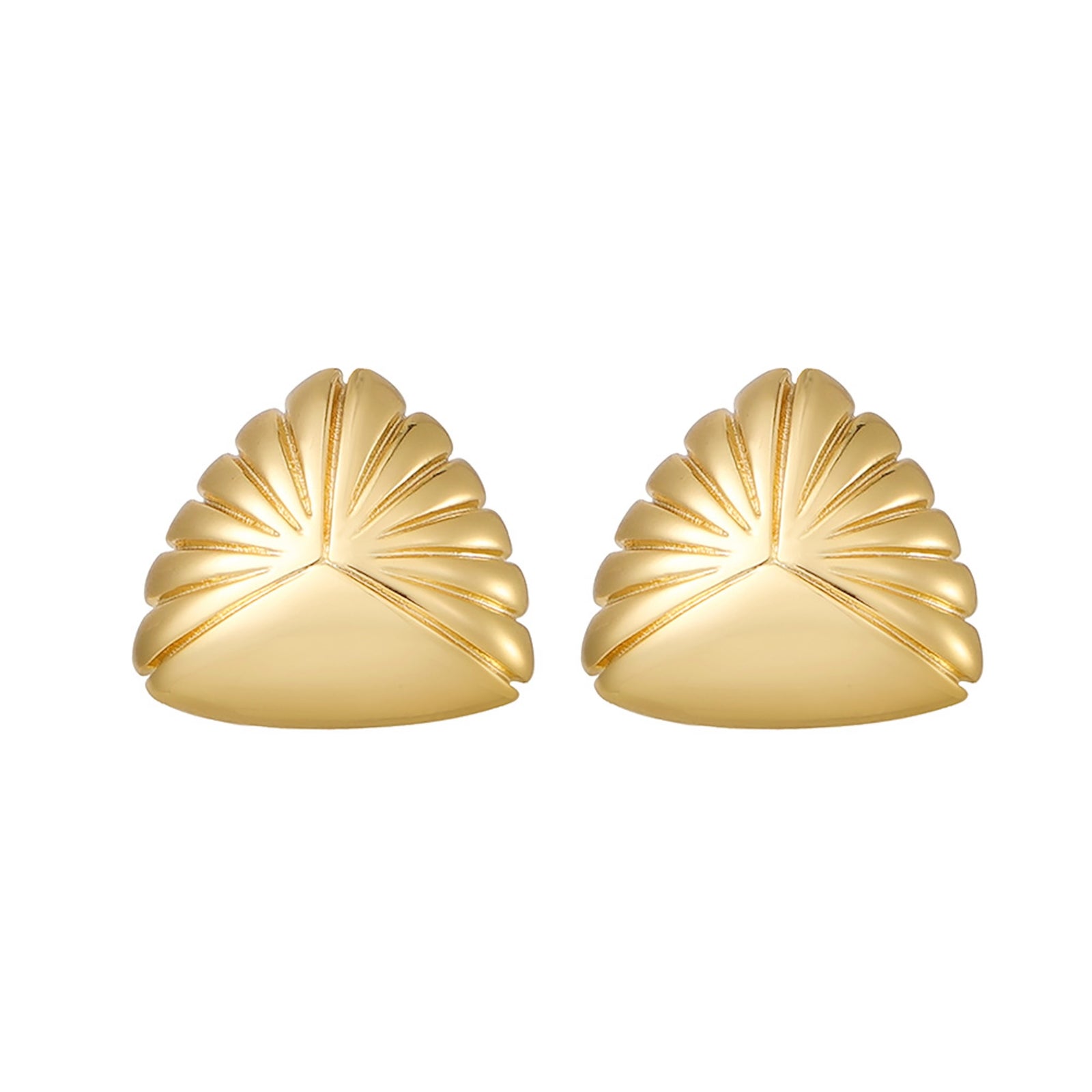 Burren jewellery gold earrings studs