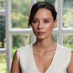Burren jewellery gold hexagon fashion necklace