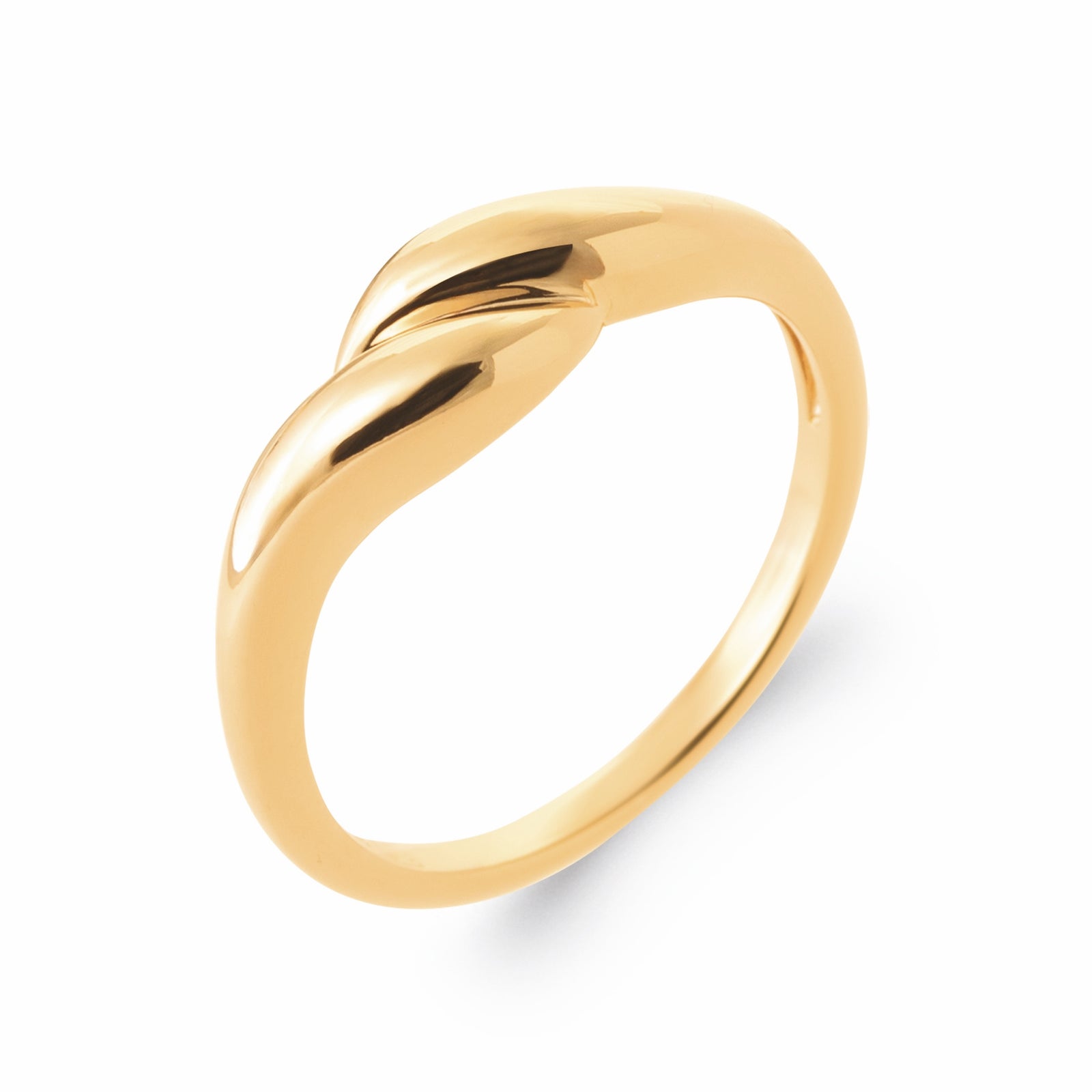 Burren jewellery gold fashion twist ring