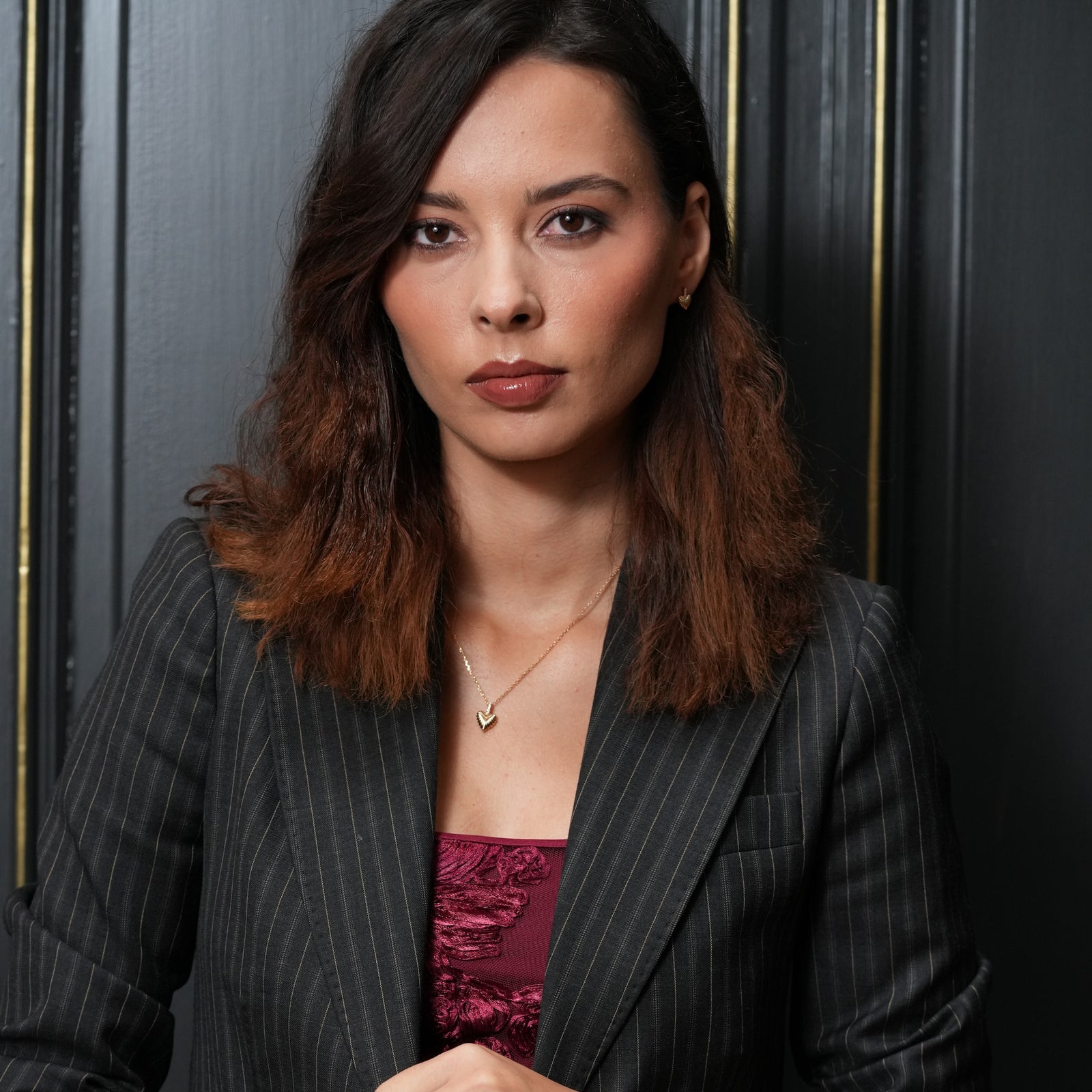 Burren jewellery gold heart pendant