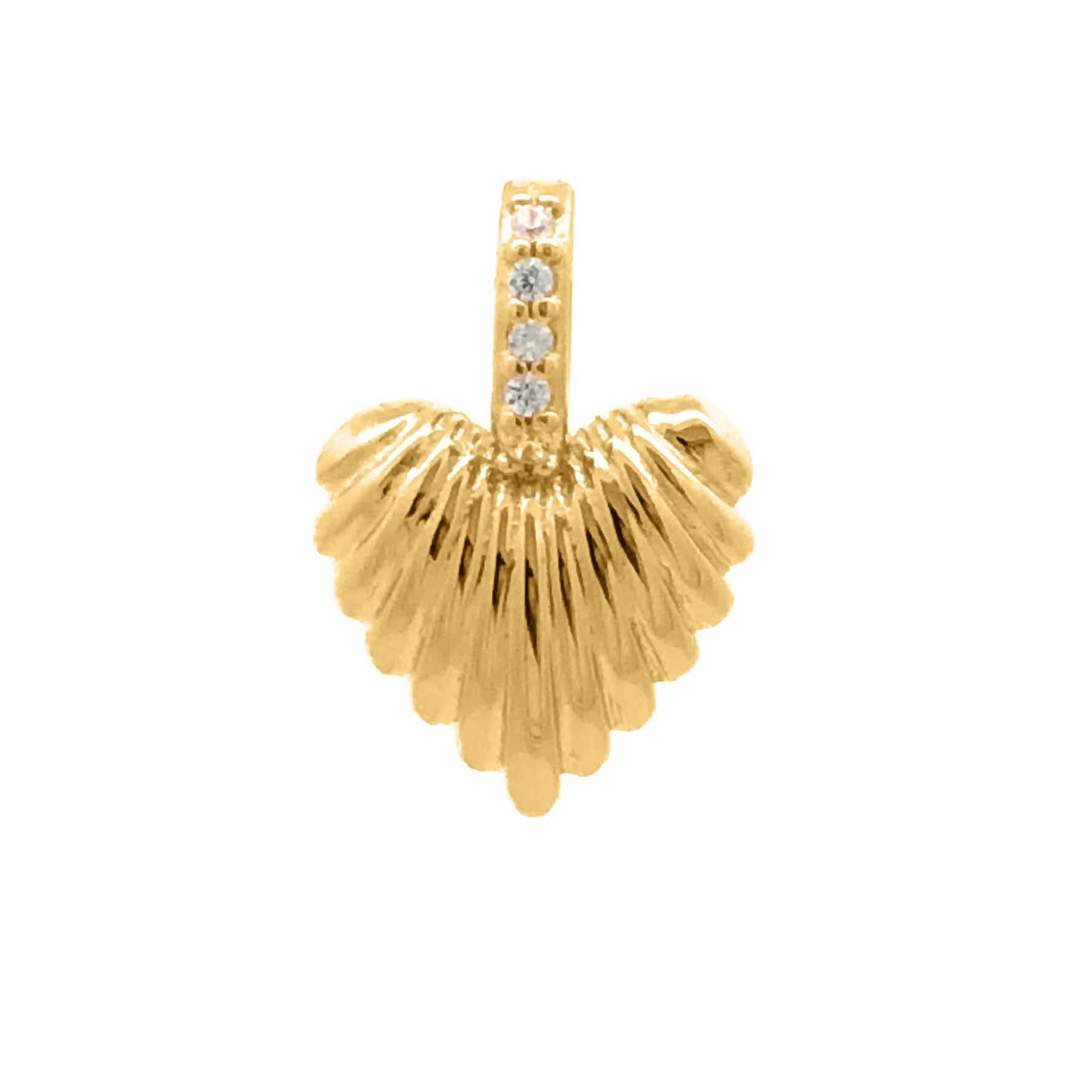 Burren jewellery gold heart pendant
