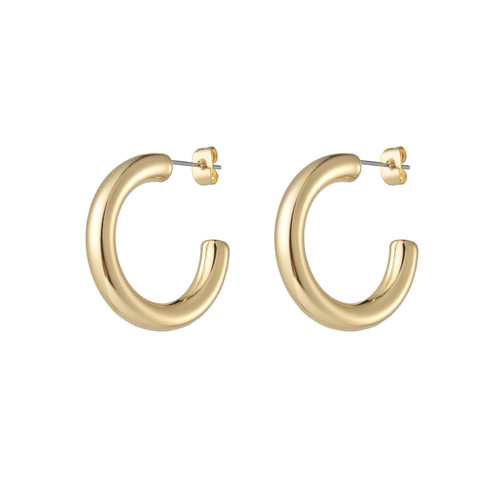 Burren jewellery gold hoops