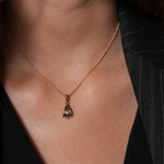 Burren jewellery gold clover necklace 