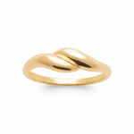 Burren jewellery gold fashion twist ring