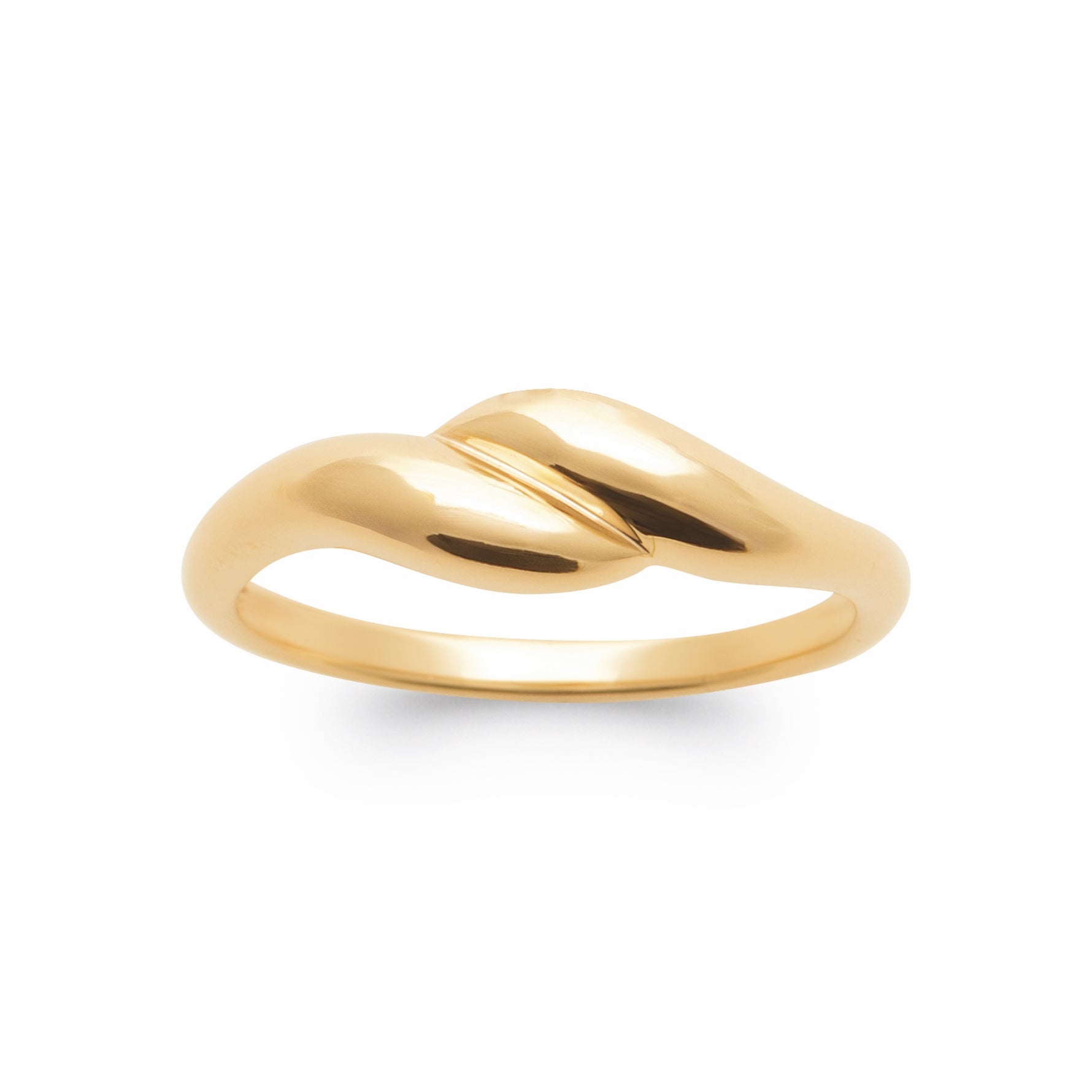 Burren jewellery gold fashion twist ring