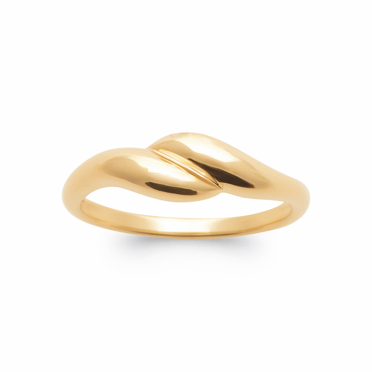 Burren jewellery gold fashion twist ring