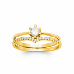 Burren jewellery gold stacking fashion rings