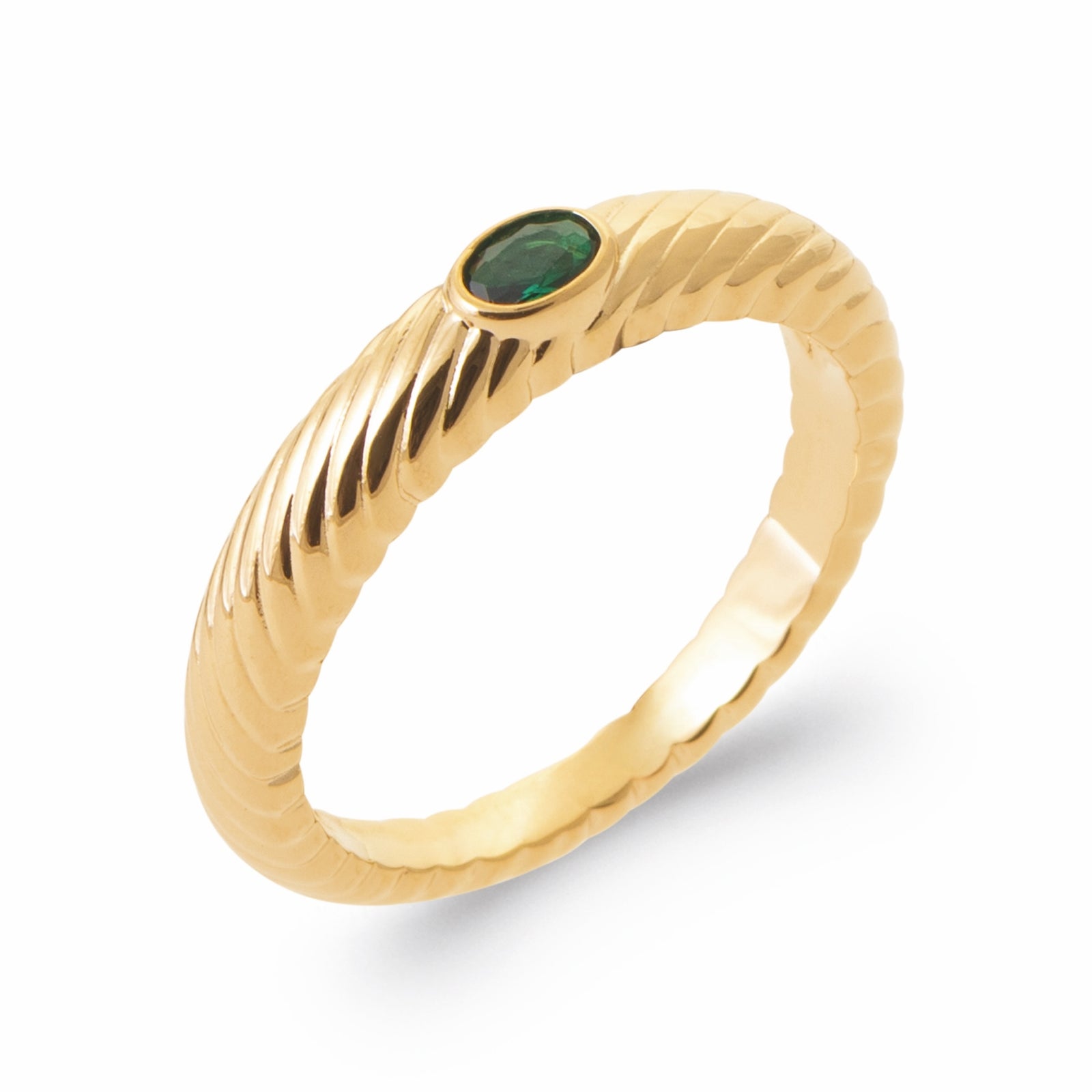 Burren jewellery gold stacking ring fashion