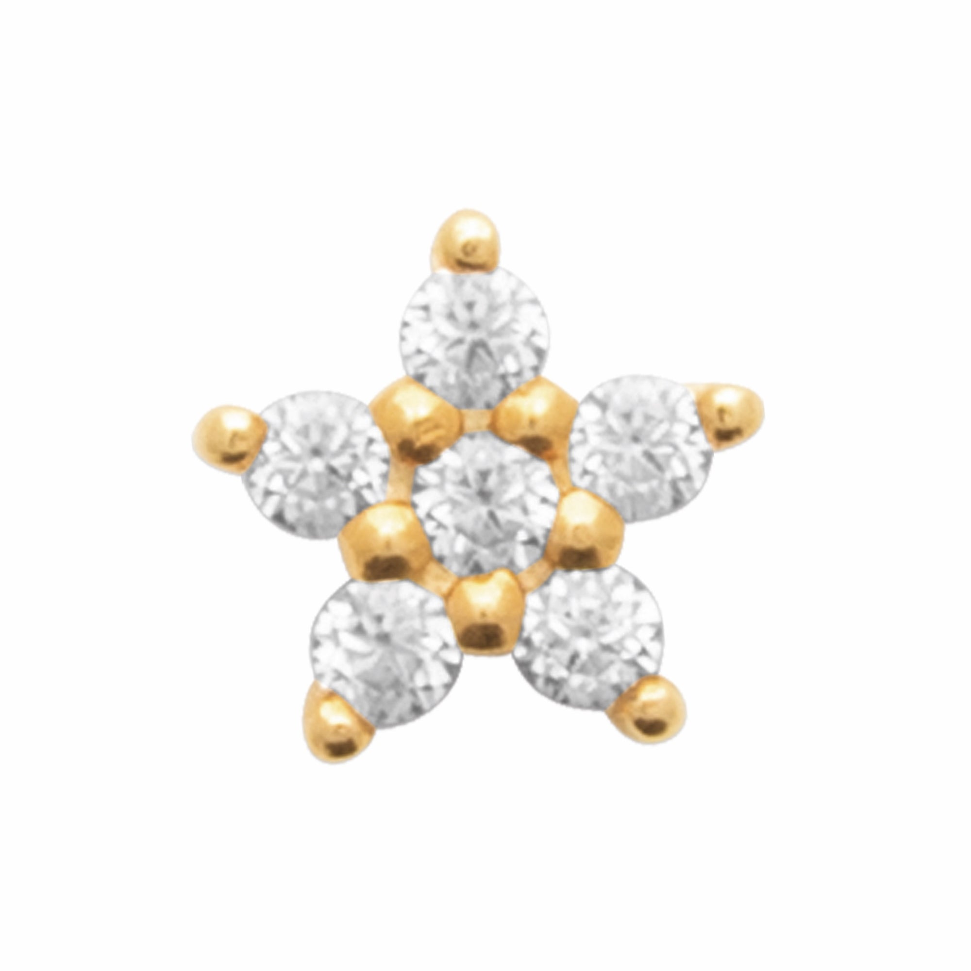 Burren jewellery gold stud earring