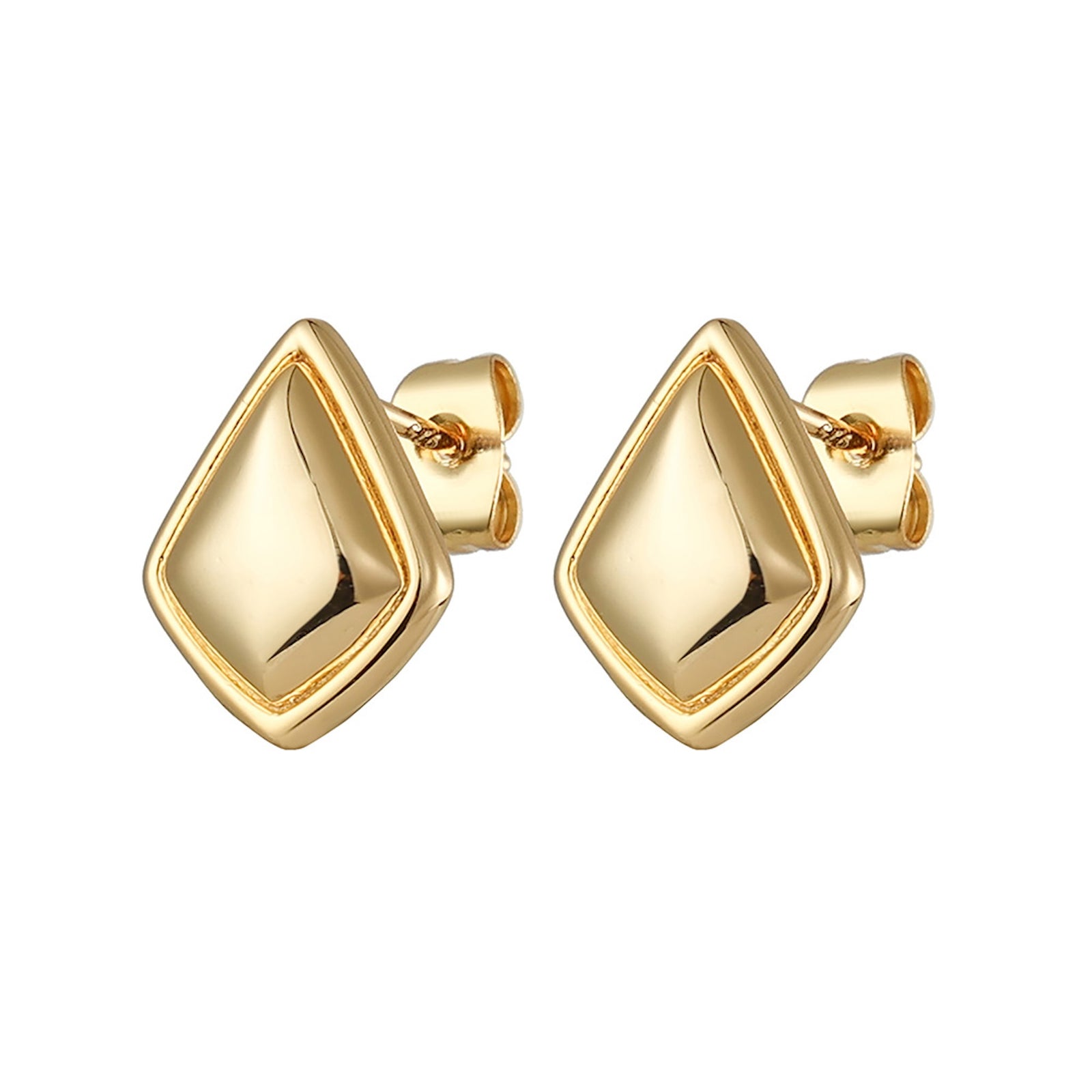 Burren jewellery gold stud earrings