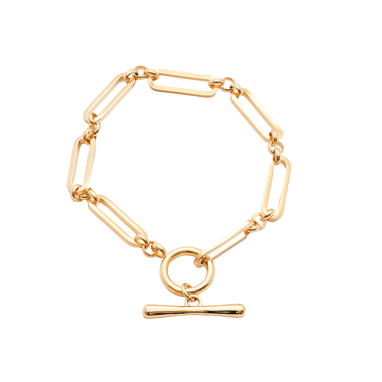 Burren jewellery gold tbar bracelet fashion