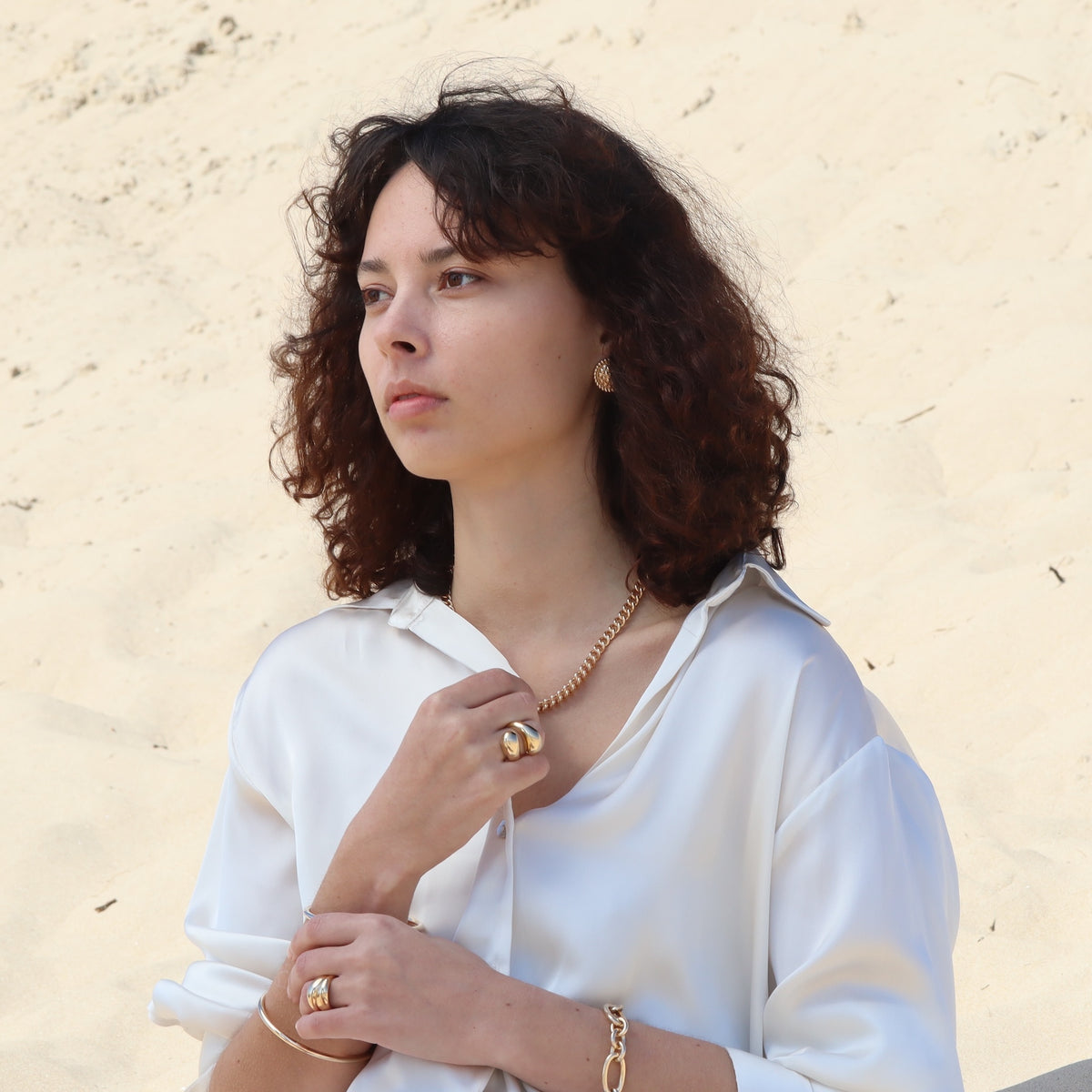 Burren jewellery theres still the moon statement dome ring