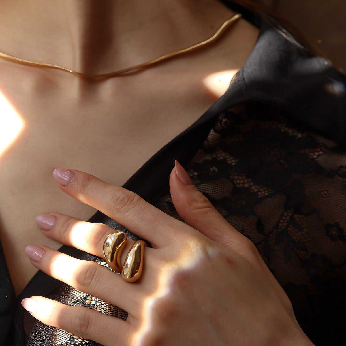 Burren jewellery theres still the moon statement dome ring
