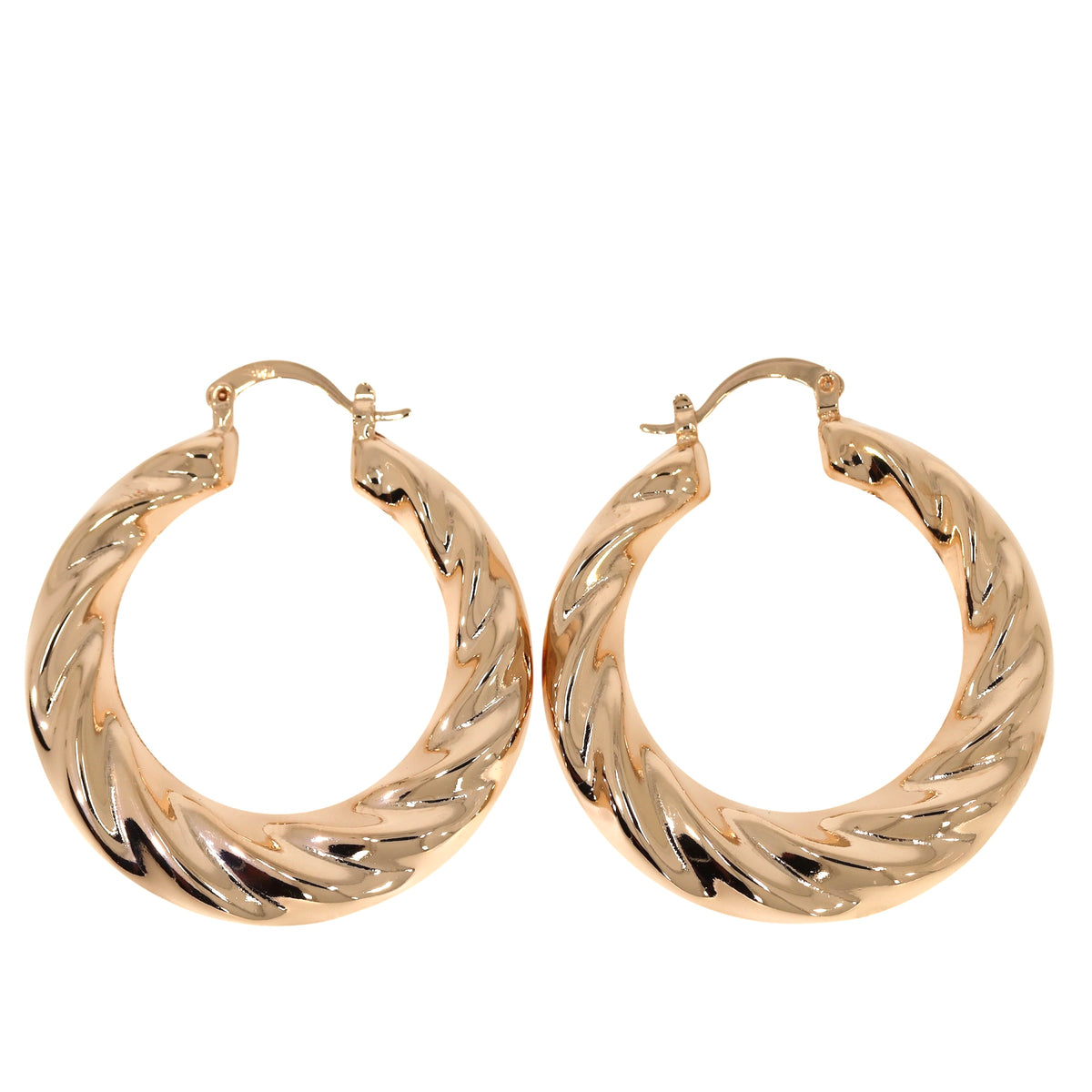 Burrens Jewellery 18k gold plated bold sculptural silhouette earrings