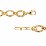 Clasp of the Heavy Heart 18K Gold Plated Statement Chain Bracelet | Burren Jewellery