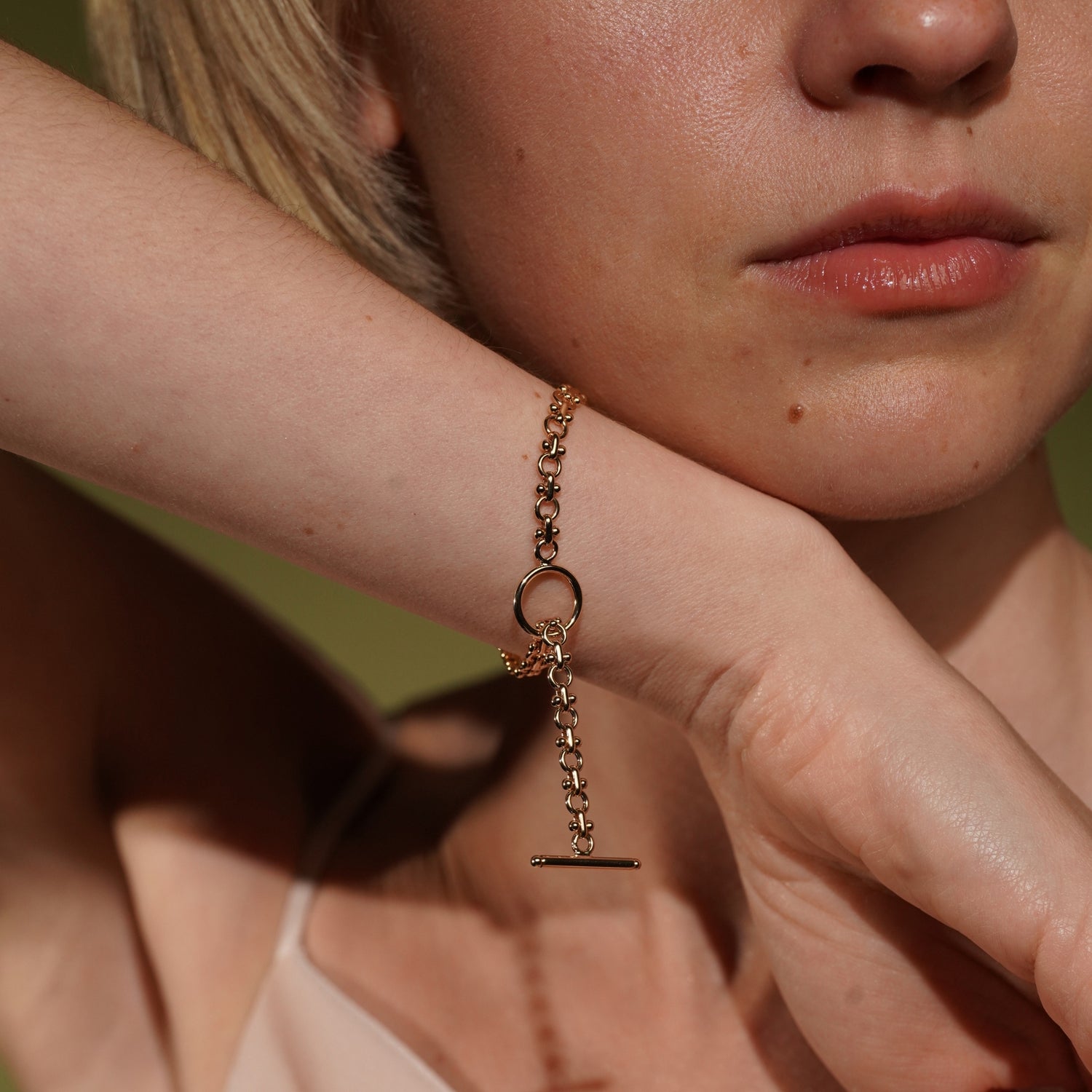 Burning Desire T-Bar Chain Bracelet