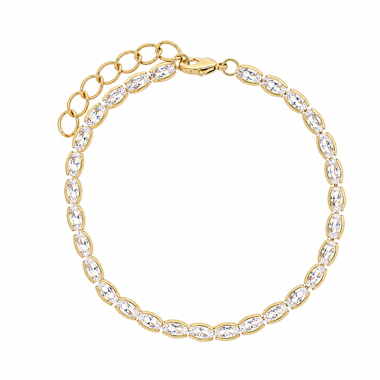 Radiant Marquise Tennis Bracelet