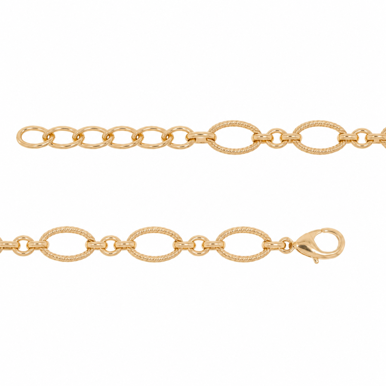 Soul Static Textured Link Bracelet