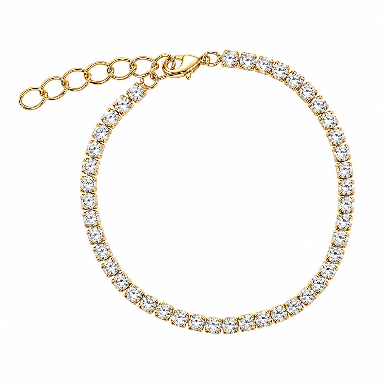 Sovereign Clear CZ Tennis Bracelet