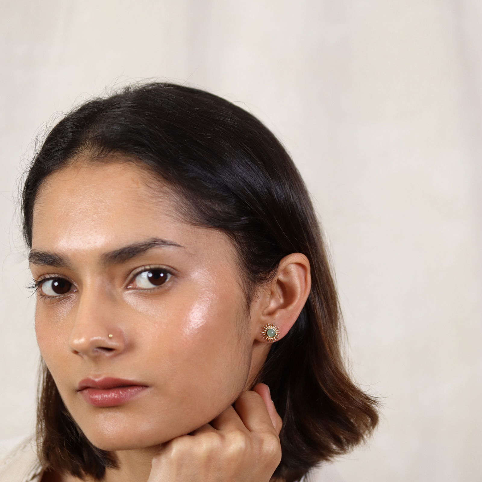 burren jewellery 18k gold a venture in paradise earrings