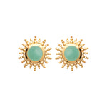 burren jewellery 18k gold a venture in paradise earrings