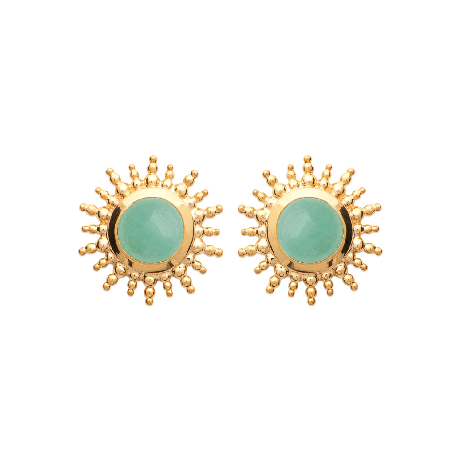 burren jewellery 18k gold a venture in paradise earrings