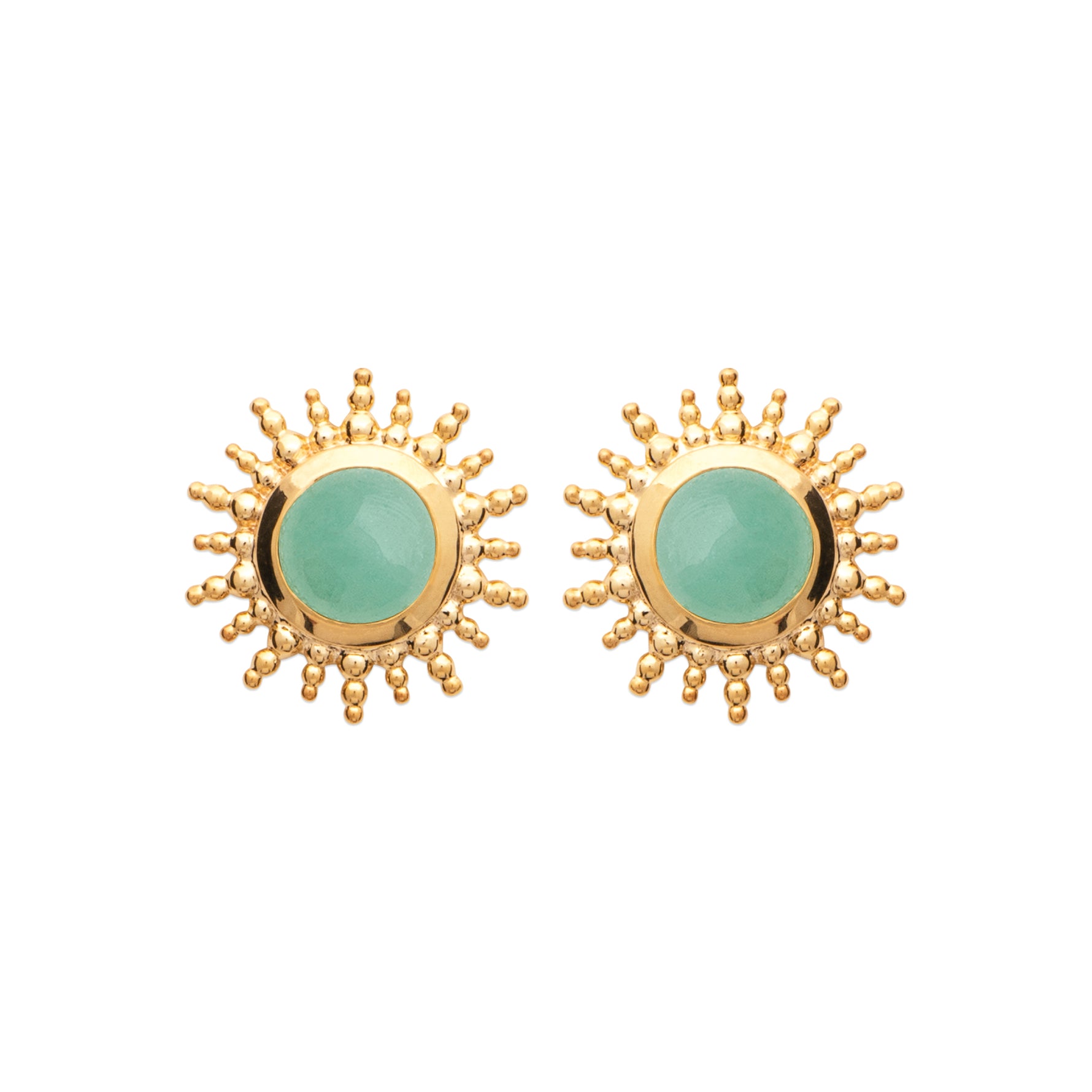 burren jewellery 18k gold a venture in paradise earrings