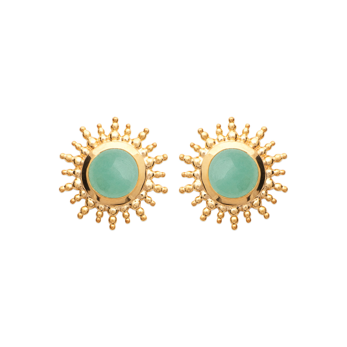 burren jewellery 18k gold a venture in paradise earrings