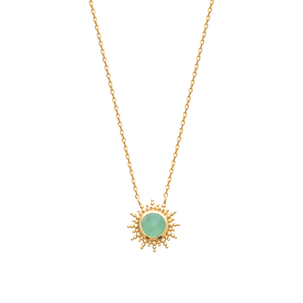 burren jewellery 18k gold a venture in paradise necklace