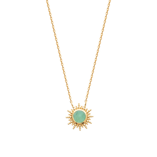 burren jewellery 18k gold a venture in paradise necklace