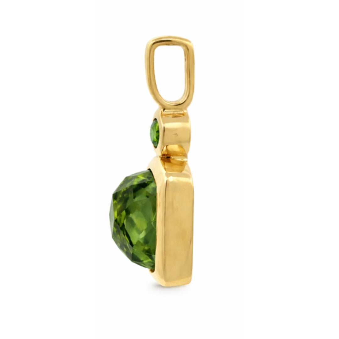 Lush Garden Green Quartz Pendant