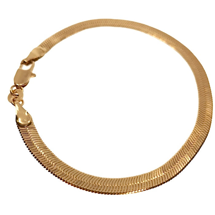 burren jewellery 18k gold plate serpent bracelet